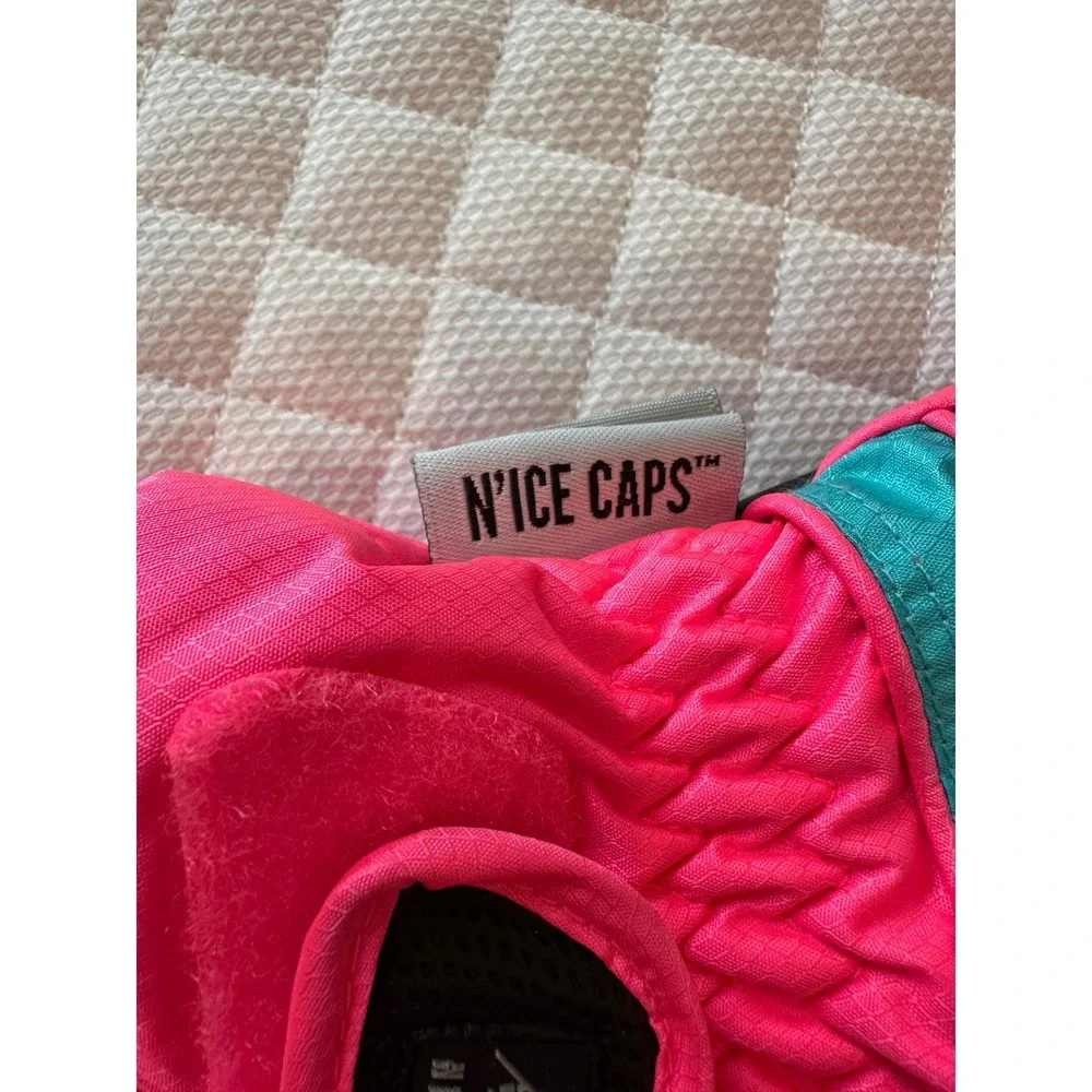 N'Ice Caps Kids Youth Neon Pink 3M Thinsulate Waterproof Winter Snow Gloves S/M